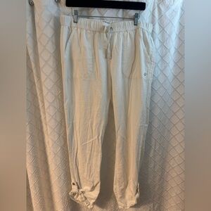 Roxy Cream Joggers for Women